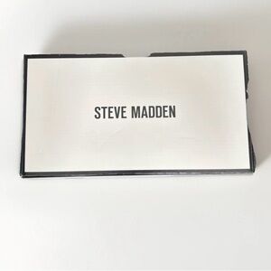 Steven Madden Priya Black/Gold Mule Women’s Heel